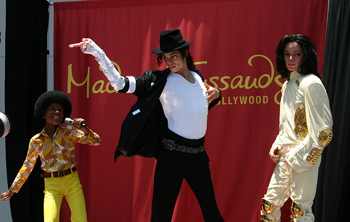 Michael Jackson reveal at Madame Tussauds Hollywood