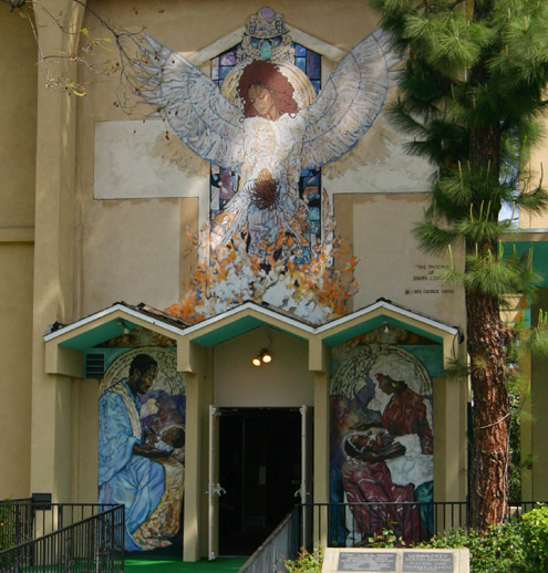 First AME Church entrance, Los Angeles