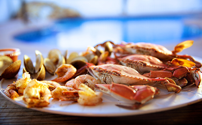 Virginia Beach seafood platter