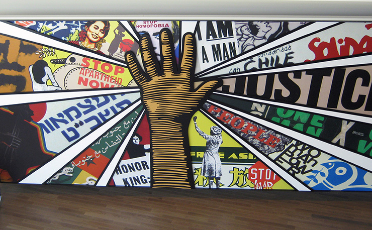National Center for Civil and Human Rights mural, Atlanta Cultural Sites