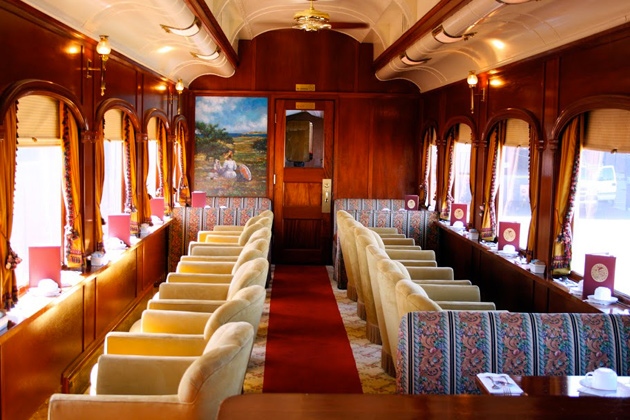 Napa Valley Wine Train gourmet car
