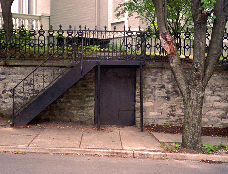 Tunnel door to the Underground Railroad, Cincinnati History