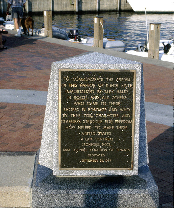 Kunta Kinte Memorial, Annapolis Heritage Sites