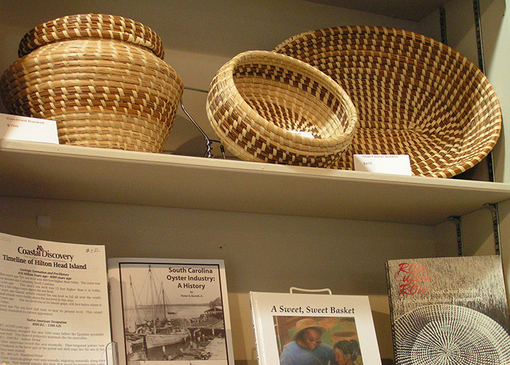 Sweetgrass baskets in Hilton Head Island