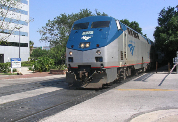 Amtrak Silver Star passing through Columbia Transportation