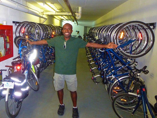 Dwight Brown at Toronto Bicycle Tours