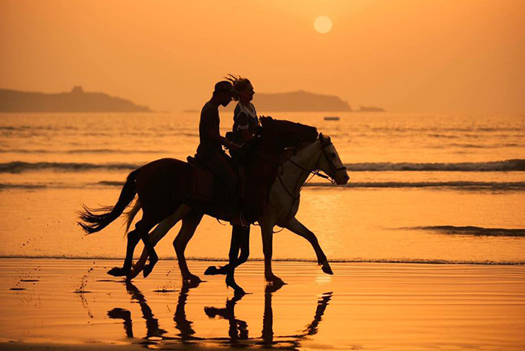 Horseback riding at sunset, Mazatlan Eco-Travel