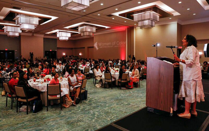 Kathy Hughes speaks of Women of Color Empowerment Conference, Fort Lauderdale