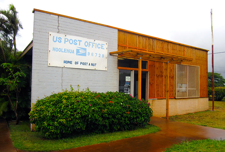Mail a coconut from this Post Office in Molokai Travel Tips