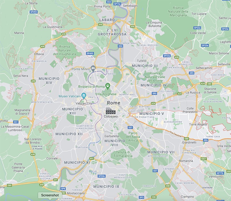 Rome Map 810x706