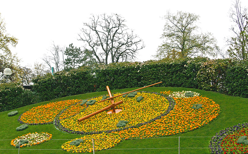 Flower Clock, Geneva Attractions