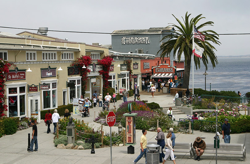 Seaside attractions in Monterey
