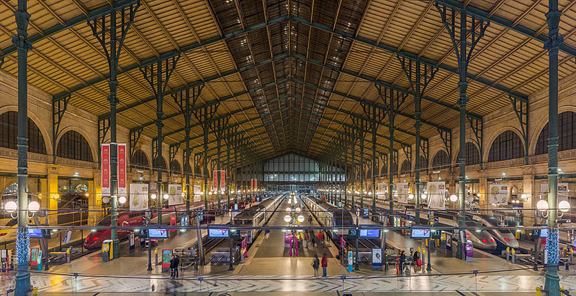 Gare du Nord hosts TGV, Thalys & Eurostar high-speed trains