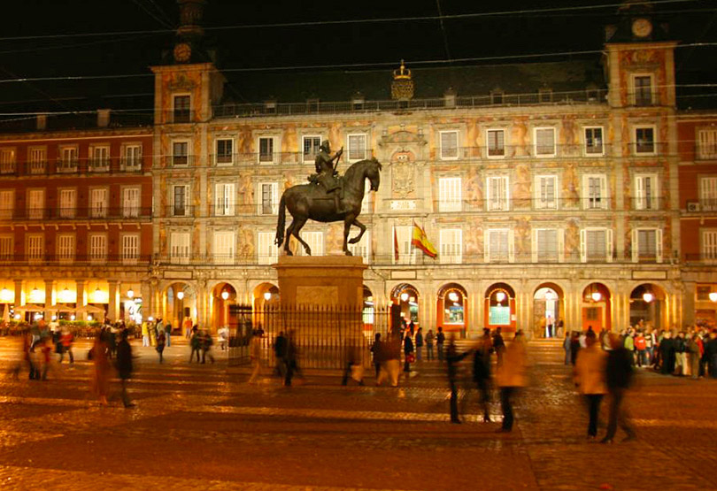 King Phillip III Monument in Plaza Mayor