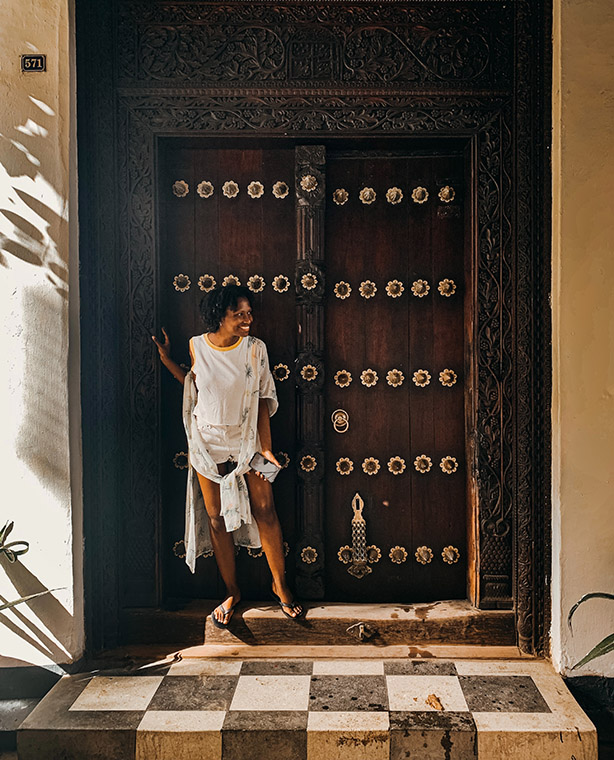 One of many remarkably crafted Zanzibar doors