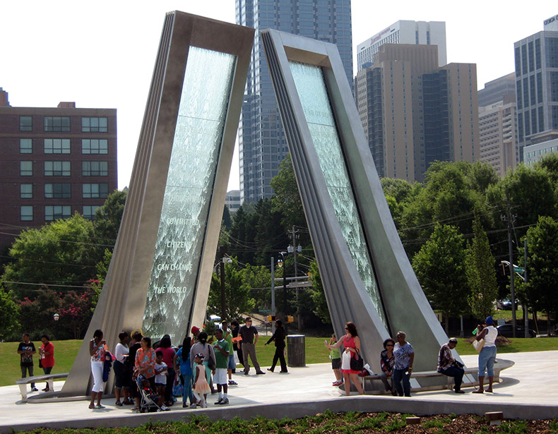 Monument at the Center for Civil & Human Rights, Atlanta Cultural Sites