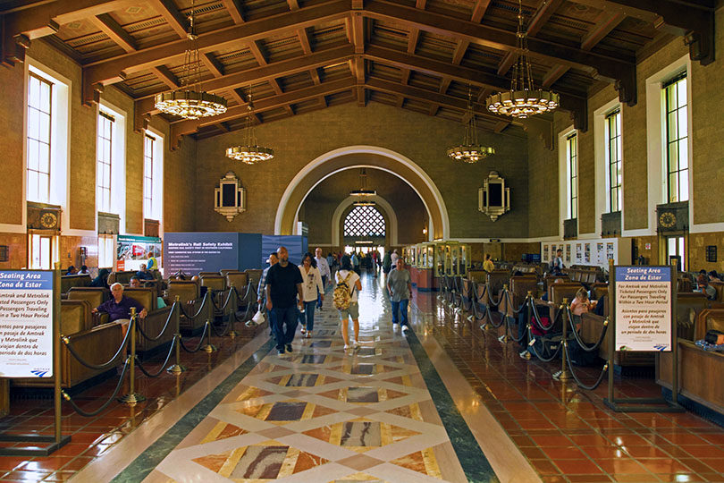 Los Angeles Union Station grand lobby