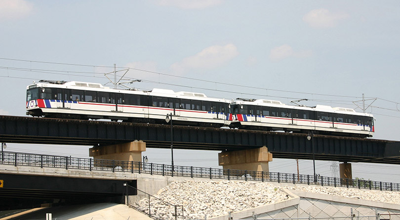 St Louis MetroLink train
