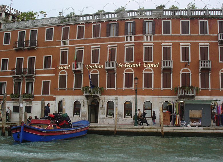 Hotel Carlton along the Grand Canal, Venice Hotels