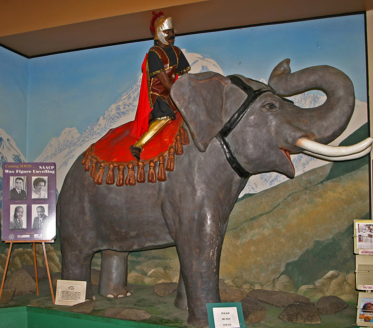 Hannibal exhibit at Great Blacks in Wax Museum