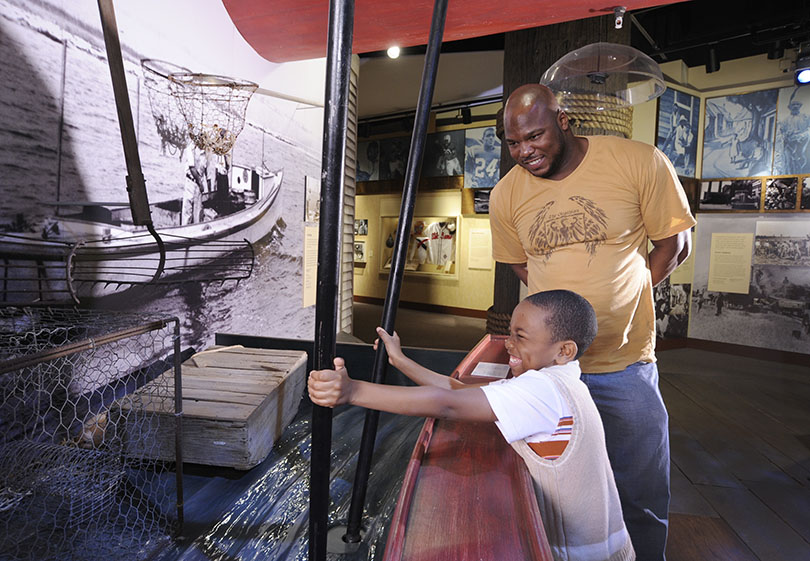 Maryland fishermen exhibit, Reginald F. Lewis Museum
