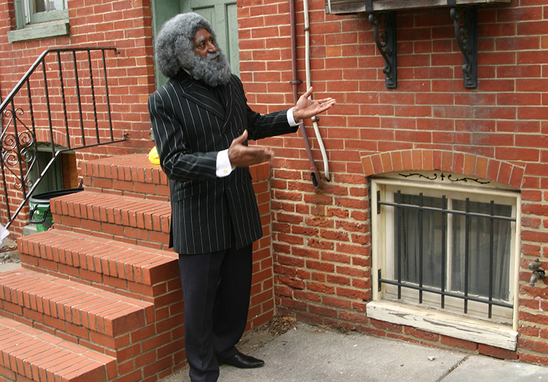 Frederick Douglass tribute actor, Baltimore History
