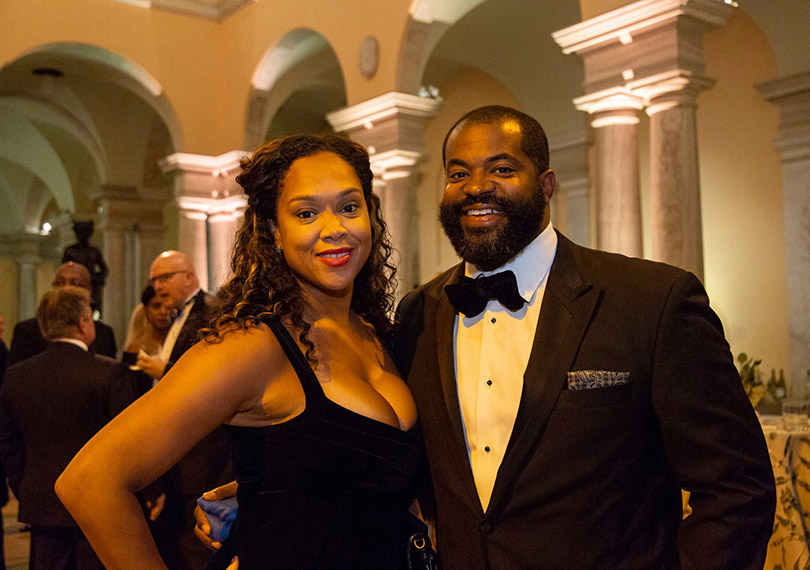 Couple at a Walters Art Museum function