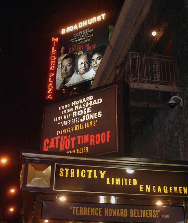 A Black cast played Cat On A Hot Tin Roof on Broadway