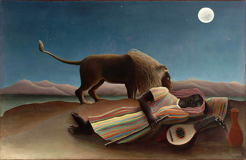 Sleeping Gypsy at MoMA, Henri Rousseau
