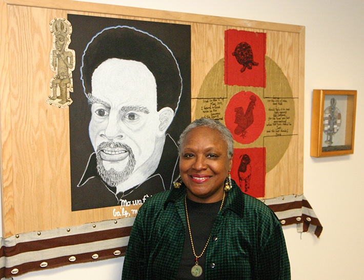 Vicki Meek, sculptor  director for South Dallas Cultural Center; (c) Soul Of America