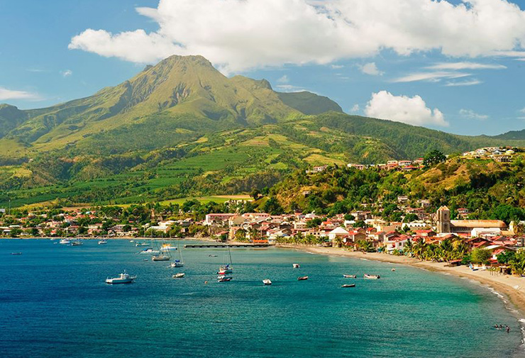 Piton Dumauze, a focal point for hiking; credit Martinique Tourism