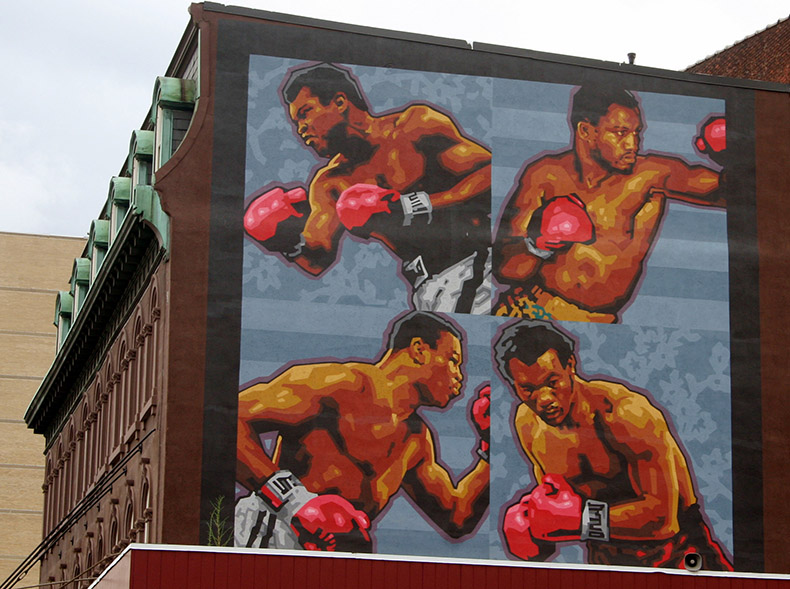 Blue Horizon Boxing mural