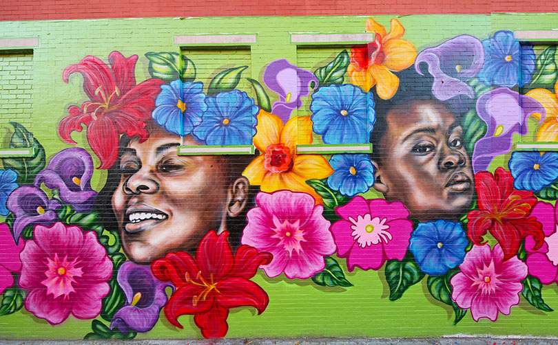Girls for a Change mural; (c) Richmond Region Tourism